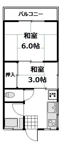 堤荘 間取り