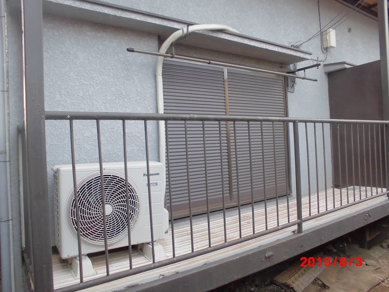 堤荘 ベランダ