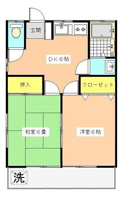 白砂ハイツ 間取り