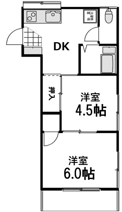 コーポ川上 間取り
